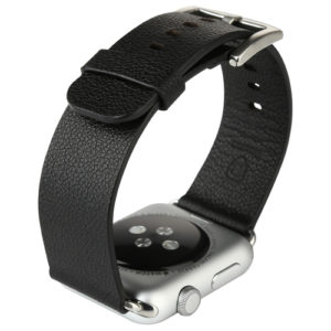 Kožený pásek / řemínek Baseus Classic Genuine Leather pro Apple Watch 42mm černý