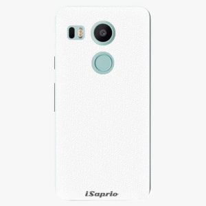Plastový kryt iSaprio - 4Pure - bílý - LG Nexus 5X