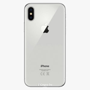 Plastový kryt iSaprio - 4Pure - průhledný matný - iPhone X
