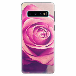 Plastový kryt iSaprio - Pink Rose - Samsung Galaxy S10