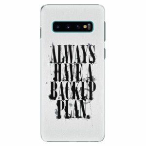 Plastový kryt iSaprio - Backup Plan - Samsung Galaxy S10
