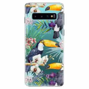 Plastový kryt iSaprio - Tucan Pattern 01 - Samsung Galaxy S10
