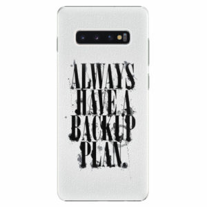Plastový kryt iSaprio - Backup Plan - Samsung Galaxy S10+