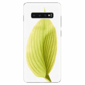 Plastový kryt iSaprio - Green Leaf - Samsung Galaxy S10+