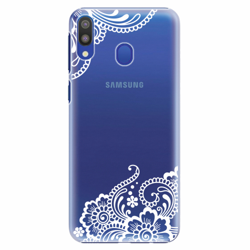 Plastový kryt iSaprio - White Lace 02 - Samsung Galaxy M20 Plastový kryt iSaprio - White Lace 02 - Samsung Galaxy M20
