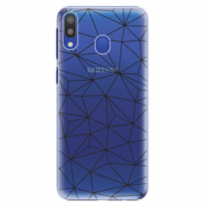Plastový kryt iSaprio - Abstract Triangles 03 - black - Samsung Galaxy M20