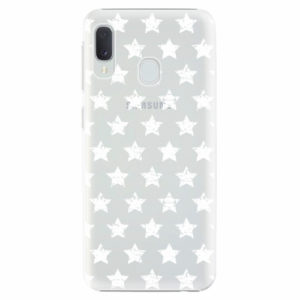Plastový kryt iSaprio - Stars Pattern - white - Samsung Galaxy A20e