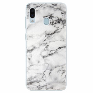 Plastový kryt iSaprio - White Marble 01 - Samsung Galaxy A30