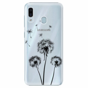 Plastový kryt iSaprio - Three Dandelions - black - Samsung Galaxy A30