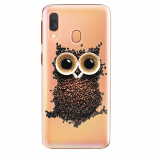 Plastový kryt iSaprio - Owl And Coffee - Samsung Galaxy A40