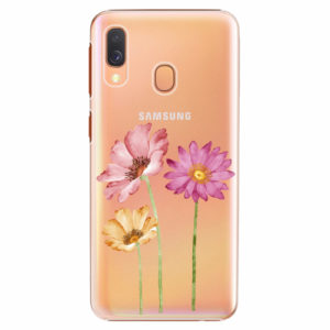 Plastový kryt iSaprio - Three Flowers - Samsung Galaxy A40