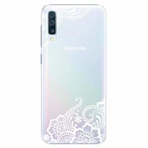 Plastový kryt iSaprio - White Lace 02 - Samsung Galaxy A50