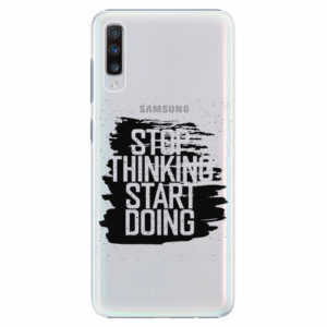 Plastový kryt iSaprio - Start Doing - black - Samsung Galaxy A70