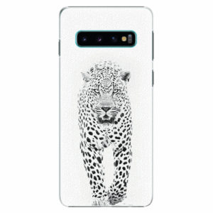 Plastový kryt iSaprio - White Jaguar - Samsung Galaxy S10