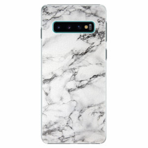 Plastový kryt iSaprio - White Marble 01 - Samsung Galaxy S10