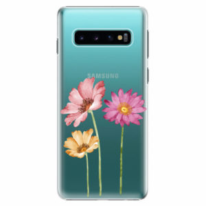 Plastový kryt iSaprio - Three Flowers - Samsung Galaxy S10