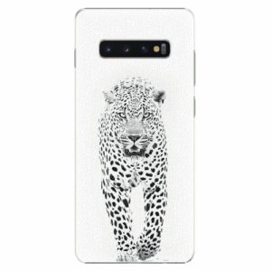 Plastový kryt iSaprio - White Jaguar - Samsung Galaxy S10+
