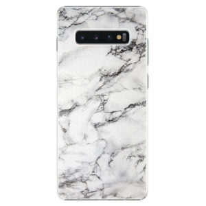 Plastový kryt iSaprio - White Marble 01 - Samsung Galaxy S10+