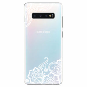 Plastový kryt iSaprio - White Lace 02 - Samsung Galaxy S10+