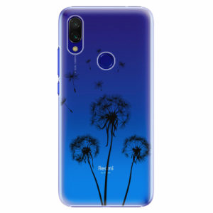 Plastový kryt iSaprio - Three Dandelions - black - Xiaomi Redmi 7