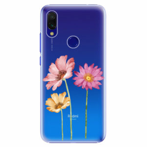 Plastový kryt iSaprio - Three Flowers - Xiaomi Redmi 7