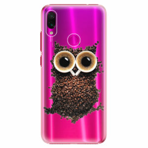 Plastový kryt iSaprio - Owl And Coffee - Xiaomi Redmi Note 7
