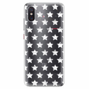 Plastový kryt iSaprio - Stars Pattern - white - Xiaomi Mi 8 Pro