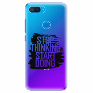 Plastový kryt iSaprio - Start Doing - black - Xiaomi Mi 8 Lite