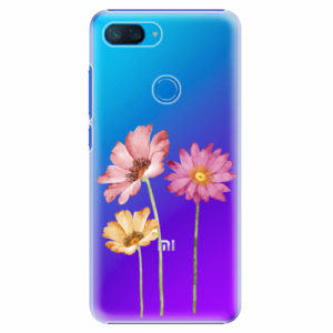 Plastový kryt iSaprio - Three Flowers - Xiaomi Mi 8 Lite