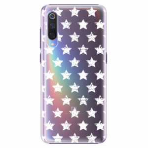 Plastový kryt iSaprio - Stars Pattern - white - Xiaomi Mi 9