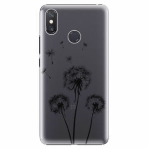 Plastový kryt iSaprio - Three Dandelions - black - Xiaomi Mi Max 3