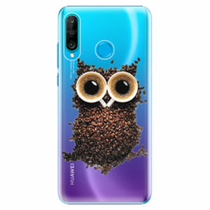 Plastový kryt iSaprio - Owl And Coffee - Huawei P30 Lite