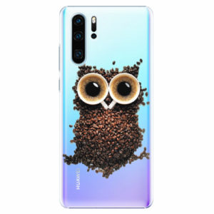 Plastový kryt iSaprio - Owl And Coffee - Huawei P30 Pro