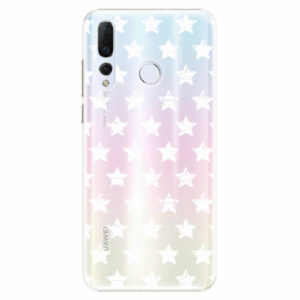 Plastový kryt iSaprio - Stars Pattern - white - Huawei Nova 4