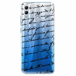 Plastový kryt iSaprio - Handwriting 01 - black - Huawei Honor 10 Lite