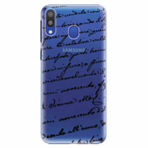 Plastový kryt iSaprio - Handwriting 01 - black - Samsung Galaxy M20