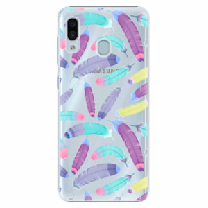 Plastový kryt iSaprio - Feather Pattern 01 - Samsung Galaxy A30