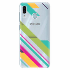 Plastový kryt iSaprio - Color Stripes 03 - Samsung Galaxy A30