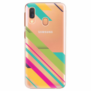 Plastový kryt iSaprio - Color Stripes 03 - Samsung Galaxy A40
