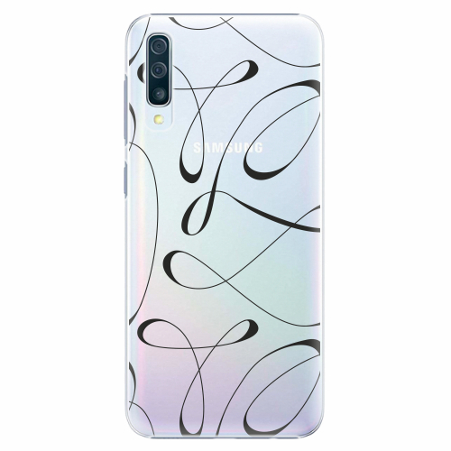 Plastový kryt iSaprio - Fancy - black - Samsung Galaxy A50 Plastový kryt iSaprio - Fancy - black - Samsung Galaxy A50