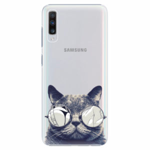Plastový kryt iSaprio - Crazy Cat 01 - Samsung Galaxy A70