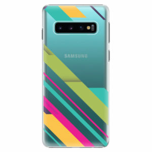 Plastový kryt iSaprio - Color Stripes 03 - Samsung Galaxy S10