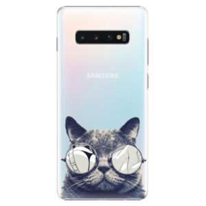 Plastový kryt iSaprio - Crazy Cat 01 - Samsung Galaxy S10+