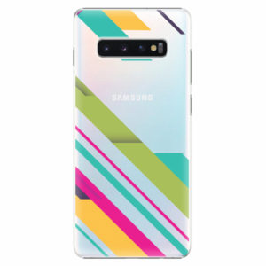 Plastový kryt iSaprio - Color Stripes 03 - Samsung Galaxy S10+
