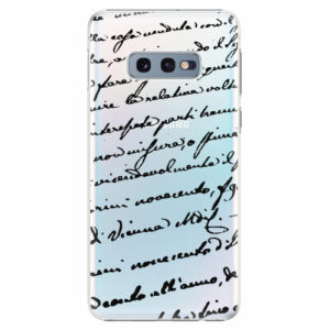 Plastový kryt iSaprio - Handwriting 01 - black - Samsung Galaxy S10e