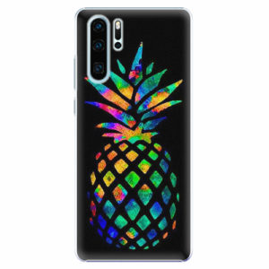 Plastový kryt iSaprio - Rainbow Pineapple - Huawei P30 Pro