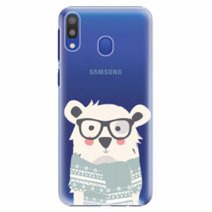 Plastový kryt iSaprio - Bear with Scarf - Samsung Galaxy M20