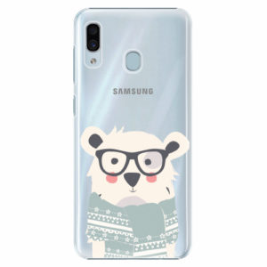 Plastový kryt iSaprio - Bear with Scarf - Samsung Galaxy A30