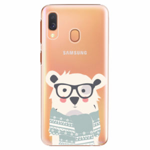 Plastový kryt iSaprio - Bear with Scarf - Samsung Galaxy A40