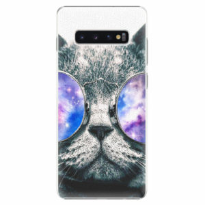 Plastový kryt iSaprio - Galaxy Cat - Samsung Galaxy S10+